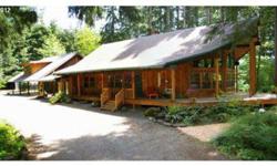 Call Susan Wand for a showing 503-624-9660. Tucked away down a winding driveway sits this stunning Chalet a Gorgeous 12 acre "Private Retreat", your own "vacation getaway". Walk along the paths, have a picnic in the trees, relax in the hot-tub. Every