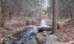 Peaceful, tranquil serene setting describes this 1.18 acre lot with stream through center of property. Old stonewalls, remains of old house foundation and old mill remains on site. Lot offers 370 direct frontage on paved, town maintained road. Lot