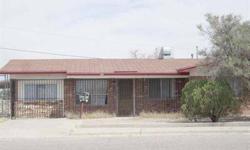 Mr. Investor this 1 is for you - needs some work - big backyard and four BEDROOMs.
Patti Olivas is showing 100 Manuel St in El Paso, TX which has 4 bedrooms / 2 bathroom and is available for $79000.00. Call us at (915) 241-0087 to arrange a viewing.