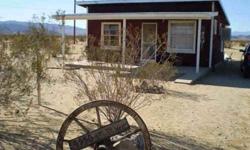 Charming house in Joshua Tree. This one bedroom cottage sits on a double lot (two legal lots); more photos and contact information can be found at