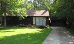 Deeded Lake Access. Private, wooded location a short walk to access. 3 bdrm, 1.5 ba, det. 2 car garage, 2 decks, fenced yard, open living w/vaulted ceiling, wood burning fireplace.Listing originally posted at http