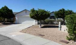 Cute North Phoenix home on a large lot. Open floor plan, large great room with neutral, large tiled flooring adjoing kitchen and dining area. Black appliances, nice cabinets - convenient kitchen area. Back yard is a blank canvas. HOME BEING SOLD AS IS