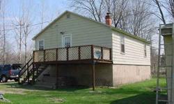 NICE TWO BEDROOM WITH LARGE DECK OVERLOOKING MISSISSIPPI RIVER IN ALBANY IL, ONE ACRE MOL, TREES ON PROPERTY, NEAR BOAT RAMP, ONLY $79900, APPLIANCES CAN STAY, 815 562-7928