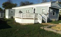 Mobile home for sale in park, 2 bedrooms one bathrooms and w/den, nice mobile home,lot rent $ 400.00 per month, asking $ 7,000.00, financing availablenew deck, new roof on addition, all appliances stay, stove,fridge, washer-dryer, heat pump. Listing