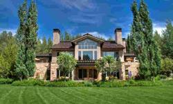 Outstanding home on Fairway Road, overlooking the Sun Valley golf course with incredible views of Baldy. Exquisite remodel in 2009. Neil Wright design exploits natural light through abundant windows into open floor plan while maintaining complete privacy.