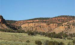 27,720 +- Deeded Acres (estimate subject to change)
4,072 New Mexico State Lease
Spreading out across 27,720 +- deeded acres
of lush grasslands, rain fed arroyos, and towering red rock mesas is one of the finest livestock
and trophy elk ranches in the