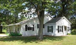 2 BEDROOM 1 BATH HOME IN QUIET COUNTRY SETTING, SHADED 1 ACRE LOT WITH 20X24 DETACHED GARAGE, 8X12 GARDEN SHED, 31X31 OLDER SHED/BARN-CONCRETE FLOOR IN GARAGE AND OLDER SHED. HOUSE HAS LARGE LIVING ROOM, ENCLOSED PORCH WITH WASHER/DRYER HOOK-UPS, BASEMENT