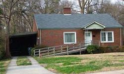 Neat brick ranch in the heart of Mooresville, perfect for first home or downsizers. Lot re-surveyed to better fit building footprint, now .39 acre vs. orig .2. Plenty of yard for kids play. Seller reports hardwoods under laminate. Large attic provides