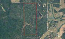 80 Deeded acres, 75 calculated acre of prime hunting land in North Texas County accessed off of county via private road, about 10 acres open creek bottom land, about 10 old overgrown field, balance hardwood timber, part-time creek across property, $29.49