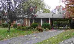 3 bedroom all brick ranch on cul-de-sac with a large fenced in yard and plenty of trees for privacy. Located off Nicholasville Rd, close to Fayette Mall, movies, restaurants, and more. There is also a park in walking distance. This home needs some tlc but