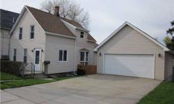 A GREAT DEAL IN THE VILLAGE OF LANCASTER AND DEFINETLY A STAND OUT PROPERTY IN THIS PRICE RANGE.WIDE CONCRETE DRIVEWAY LEADING TO A 2.5 CAR GARAGE.MAINTENCE FREE VINYL SIDING,NEW TEAR OFF ROOF IN 2009 ON BOTH HOUSE AND GARAGE,3 BEDROOMS,1.5 BATHS,UPSTAIRS