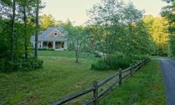 Gorgeous Nantucket style expanded cape nestled among the gentlemen's farms of sought after Rollinsford NH, thoughtfully sited on over 12 country acres at the end of a long private drive. This home offers everything imaginable starting with hand built