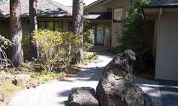 Prized location on the bluff overlooking the Deschutes River in Sunrise Village. Comfortable, light and bright interior with 3 bedrooms two of which are large master bedroom/baths. Also includes office, updated kitchen with the finest of appliances and