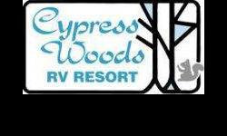 Cypress woods rv resort is a 150 acre access controlled community set in a quiet park like setting, landscaped & surrounded by wooded preserves. Listing originally posted at http