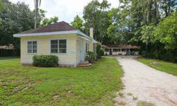 Old Florida Charmer! Great investment property ideally located close to beaches, shopping, dining and in a great school district. The property feature two houses with the main house being a 2 bedroom/1 bath and the second house a 1 bedroom/1 bath. Owner