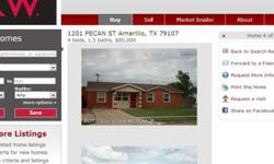 Very Nice Brick home. It has 4 bedrooms and 2 baths and a 2 car rear entry garage. Many updates!The Pamela Madore GroupPink House TeamKeller Williams Realty7304 SW 34thAmarillo, TX 79121806-316-7993http