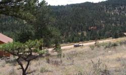 Mountain community living at its best. 12mi.to Estes Park, 8mi to Lyons, 30 minutes to Longmont or Boulder. Easy to build on this sunny,south facing, sloped lot with easy access from county maintained road. Clear cut for low fire danger. Walking distance