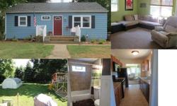1100 SF home in quiet neighborhood in Bangor. 3 bedroom 1 bath. Home underwent major remodel in 2009. New kitchen with updated appliances, new roof in 2009. Original hardwood floors in dining room and all bedrooms. New bathroom this year. Large fenced in