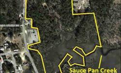 Gorgeous 23+/- Acres of bank owned waterfront land located on Sauce Pan Creek in Shallotte. Build your own multi family development in this private setting away from all of the hustle and bustle of the city life surrounded by nature and all of its beauty.