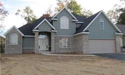 New construction - still time to pick your colors! Superb quality throughout! High ceiling in great room, super deluxe kitchen with granite countertops, stainless steel appliances, soft close drawers and vaulted ceiling in dinette! Basement plumbed for
