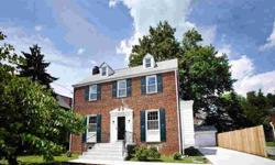 This totally renovated brick Colonial has 4 br's,3fb, huge LR room and DR, great tsk, 3 and 2 up plus finished attic with bath for teen suite or office. New kit, abths, lights, hardware,concrete drive and walk, fence and so much more. A daylight basement