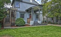 This fabulous home just blocks from downtown San Anselmo has been lovingly cared for and updated throughout the years. This shingled home with welcoming front porch, offers fresh interior and exterior paint, wood floors, new carpet, newer windows and