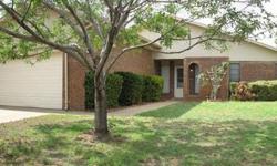 Great street in NW Lubbock. Well maintained 3 bedrooms, 2 baths, large isolated master, large family room with fireplace. Family room, eating area,kitchen and bathrooms have tiled floor. Beautiful front door and entry. Hot water heater about 2 yrs. old.