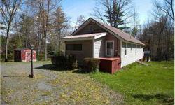 Attention Hunters, and Campers, Affordable retreat on half acre close to Game Lands, recreational acres, and within walking distance to Lake Wallenpaupack. Year round home features 2 Bedrooms, 1 Bath, Family Room, Basement and Large Yard. Close to I-84
