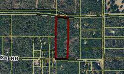 Owner financing, 10 Acres paved road frontage, located just 5 miles east of US 19, and 7 miles north of Hwy 50. Conveniet to the suncoast parkway for easy access to tampa. Great access to Gulf, Chassahowitzka river, Weeki Wachee river, both spring feed,