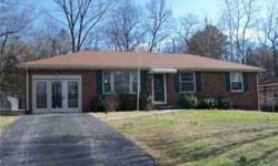Nice all brick ranch. Recent renovations include new roof, flooring, paint, and the bathroom has been completely redone. New stove and dishwasher in the kitchen. Garage was converted to a den. COvered patio. Fenced backyard. Storage building.Listing