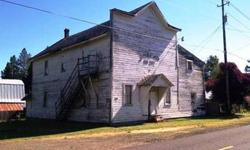Great Meeting Hall Built in approx. 1920. Zoned Rural Residential. Huge potential for opportunity. Full Cinder Block foundation put in place. One HUGE Kitchen to feed an army and one bathroom downstairs. In previous years the two Very Large wood burning