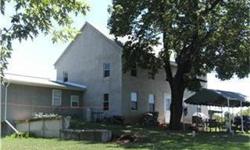 Farmhouse with Attached Apartment (In-Law Quarters, not rentable) on 64.5 Acres, 3 Outbuildings, Rolling Ground, Farmhouse is 4 Bedroom, Living Room, Dining Room, Kitchen, Partial, Unfinished Basement, 1.5 Baths, Some Replacement Windows, Some Hardwood