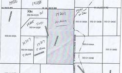 High twenty acres, could be split. 2 adjoining (W) five acre parcels also available for $25,000Listing originally posted at http