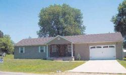 Great ranch home, just 1 year old, with 3 bdrms, 2 baths, large laundry room, kitchen w/ range,refrigerator,dishwasher, oversize 2 car garage, small deck on back.."A great price for a new home"...
Listing originally posted at http