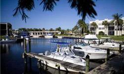 Great 2/2 waterfront condo with DOCKAGE for your boat & OCEAN ACCESS. Truly Florida living at its best with resort amenities, including beautiful clubhouse with banquet room, library/card & billiards room, covered dining deck with professional grills for
