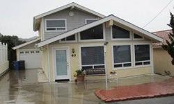 Large family home for all to come and enjoy the sandy beaches of Cayucos. This home is in the desirable numbered streets stroll to town, restaurants or the beach. Private Master Upstairs with your own sitting area and a great deck to enjoy the ocean