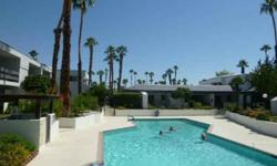 Located in Palm Canyon Villas offering tennis and pools and close to shops, restaurants and golf, this great 2 bedroom condo is a steal. This property has a great rental history. This is not a short sale or REO sale - you will get a response from the