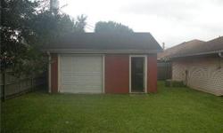 Sold in "AS IS" AND "WHERE IS" WITH NO WARRANTIES EXPRESSED OR IMPLIED. House in great condition! This is a must see. Large shed in fenced in backyard. Covered back patio. Large master bedroom.Listing originally posted at http