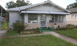 Desirable Seminole Heights Bungalow Home - NOT a short sale. Needs updating & some TLC but is an investor's dream! Chain link fence around house & huge workshed in back. Sold AS-IS