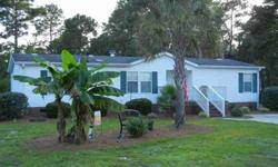 Magnificent beach get-away near Ocean Isle Beach. Well maintained home in Owendon Plantation in the city limits of Shallotte. This 3 bedroom and 2 bath home located in a cul-de-sac and is on one of the largest lots in the community. From the moment you