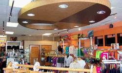 Lilo Surf Apparel, located at Peacock Plaza in the Searstown shopping center. Turn-key business opportunity (no real estate). Total 1600 sqft including changing rooms, bathroom, storage and office area. VERY nice build-out! Lots of parking in very active