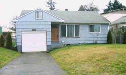 Cute South Tacoma Home. Very clean, Shows well. Large deck in back for entertaining. Large fenced backyard with alley access. Great for first time home buyer. Priced to sell! Come take a look.Listing originally posted at http