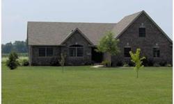 Great country location! Located on 5 acres in Shenandoah School District! Beautiful brick home - open great room/dining room w/ vaulted ceilings, wood burning corner fireplace, & a wonderful eat-in kitchen w/ a center island, breakfast nook & plant shelf!