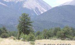 Desirable lot in beautiful Mesa Antero. Flat building site with stunning views. Mature trees. Access off County maintained road.