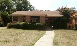 Red brick 2 bedroom 1 bath home with hardwood floors, large and spacious rooms, cute backyard with patio, fully fenced. lots f windows good sized closets. covered front porch and side porch. good sized closets, washer dryer in kitchen, lots of cabinets