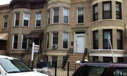 LARGE LIME STONE, LEGAL 2 FAMILY 6/5 WITH FIN. BASEMENT W. 3/4 BATH, BEDROOM, LIVING ROOM, EAT0IN KITCHEN, FRONT & BACK DOORS & HEATED FLOORS. 6/5 ON 2 & 3RD FLOOR, HARDWOOD FLOORS, DOOR TO YARD FROM 2ND FLOOR. TYPICAL BROOKLYN TOWNHOUSE W/ LOTS OF ROOM