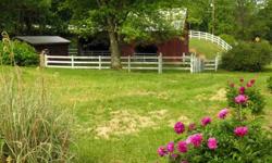 4.55 acres in the county with Large Barn - 4 stalls,floored loft. Additional small 2 stall horse barn with tack room. Electric and water ready at barns. Home site with water, newer septic tank installed 2008. Electric at road. Fenced in pasture for horses