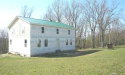 Off the grid house in the country on 28+ acres including tillable land, pasture and some woodland. A great location in the Finger Lakes Region between Watkins Glen and Hammondsport, this 2 story 2240 sqft structural shell of the house with drilled well is
