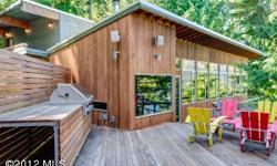 Fantastic modern lakefront home on Lake Wenatchee has been featured in architectural books and tv shows. Enjoy lake views from every bedroom, kitchen, dining room, living room and even the climbing gym.Listing originally posted at http
