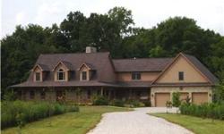 Serene & Beautiful. Enjoy all 4 seasons as the landscape changes. 4 Bedroom, 4.5 Bath Country Home on almost 12 acres. 2 Master Suites, possible in-law quarters. Bonus Room with separate entrance from garage. All professionally landscaped with gorgeous